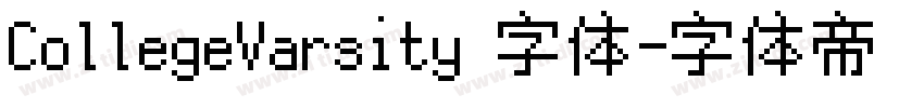 CollegeVarsity 字体字体转换